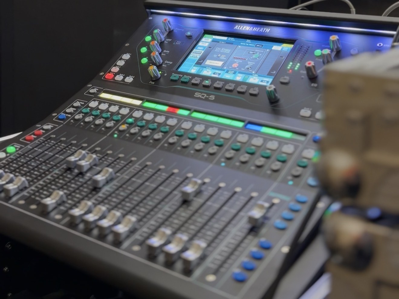 Allen and Heath SQ-5 digital mixing console from the W Square AV rental inventory