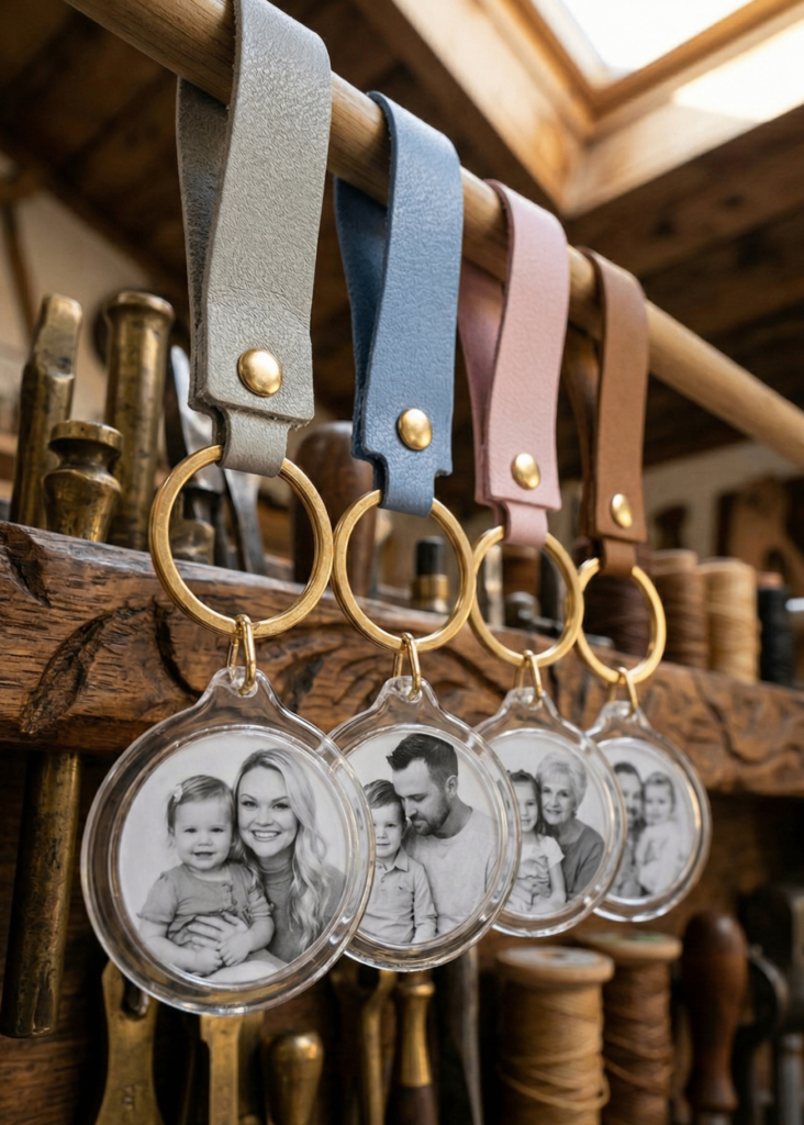 Custom photo keychains